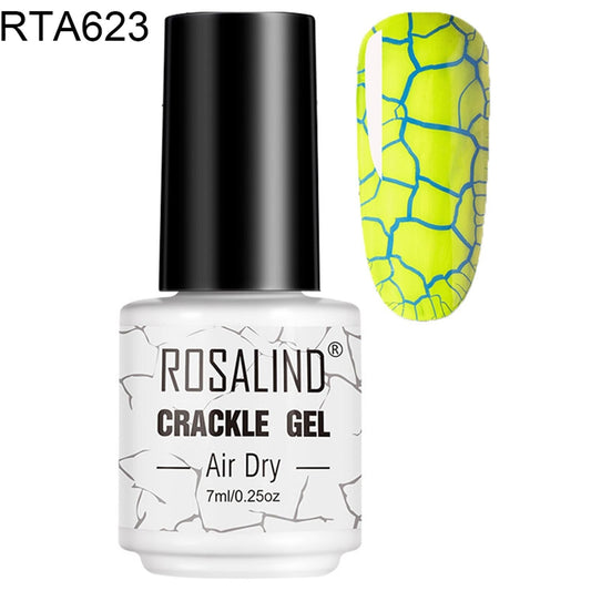 Rosalind Gel Polish RTA623 Crackle Gel Smalto Semipermanente con Effetto Crepaccio Formula Antigraffio e Anti-Scheggiatura 7ml