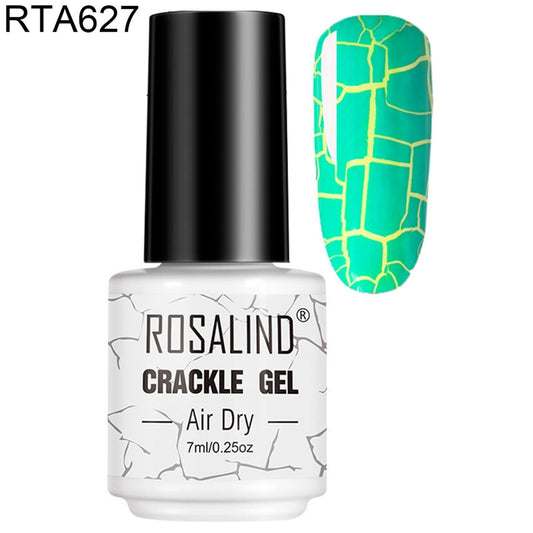 Rosalind Gel Polish RTA627 Crackle Gel Smalto Semipermanente con Effetto Crepaccio Formula Antigraffio e Anti-Scheggiatura 7ml