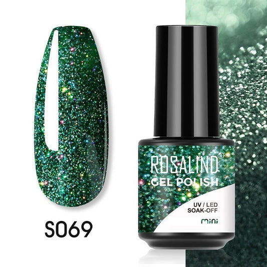 Rosalind Gel Polish S069 - Smalto Semipermanente con Top Coat e Matte Top Coat Alta Densità di Pigmenti 7ml UV/LED Soak Off Formula Antigraffio e Anti-Scheggiatura